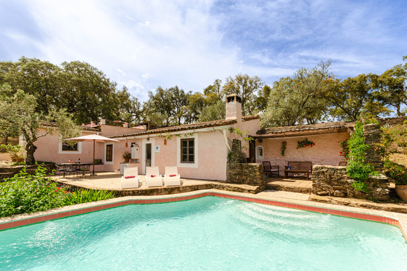 Your rustic holiday villa is set in a beautiful enclave